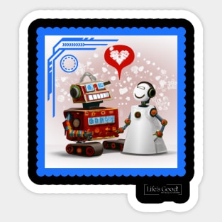 robot in love Sticker